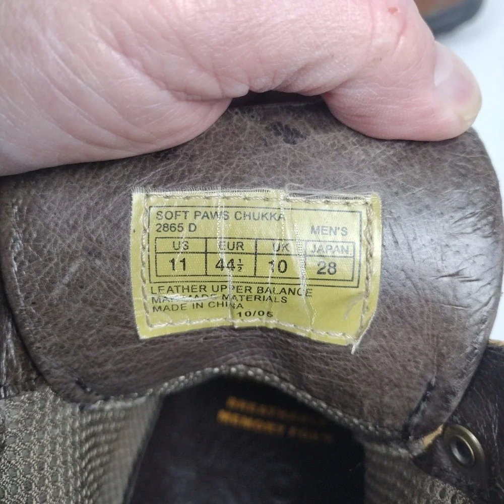 Red Wing Y2K Irish Setter Soft Paw Chukka Boots Size 11 US Brown Leather 2865D